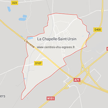 LA CHAPELLE SAINT URSIN centre VHU LA CHAPELLE SAINT URSIN
